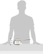 Cuisinart 419-14 Contour Stainless 1-Quart Saucepan with Cover