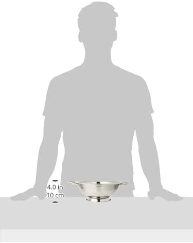 Winco Stainless Steel Colander with Base, 3-Quart
