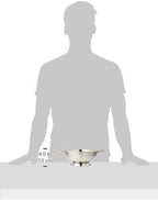 Winco Stainless Steel Colander with Base, 3-Quart