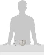Tovolo Small Stainless Steel Mixing Bowl 1.5 Quart Metal Mixing Bowl with Rounded Lip for Easy Pour and Nesting Storage, Dishwasher Safe Quart Metal Bowl for Baking Mixing and Cooking Prep