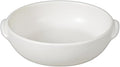 White Heat Resistant Round Au Gratin (S) 4.3 x 3.9 x 2.0 inches (11 x 10 x 5 cm) | Au Gratin Dish, Pottery, Oven Safe Microwave, Setomonohonpo