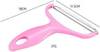 egetable,Potato,Fruit peeler cabbage cutting machine shredded kitchen stainless steel peeling knife gadget shredded cabbage Coleslaw, a must-have tool for western restaurants(Pink)