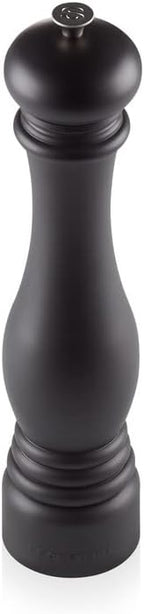Le Creuset Classic Adjustable Salt Grinder, Large, Chip-Resistant ABS Plastic, Anti-Corrosion, 518 g, Matte Black, 96002800000000
