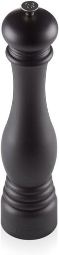 Le Creuset Classic Adjustable Salt Grinder, Large, Chip-Resistant ABS Plastic, Anti-Corrosion, 518 g, Matte Black, 96002800000000
