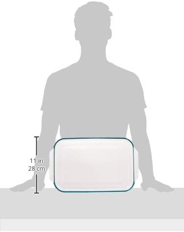 Pyrex 234 4qt Basics Glass 3.79L Baking Dish - Made in the USA