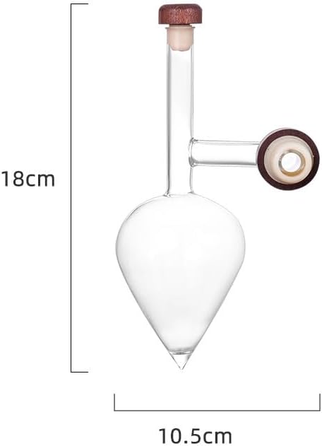 Glass Wine Aerator Pourer | No Drip Design with Clear Glass, Enhances Wine Aeration for Whisky and Perfect as Father's Gift for Parties & Gatherings