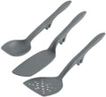 For Tools and Gadgets Lazy Spoon and Flexi Turner Set, 3-Piece, Gray