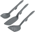 For Tools and Gadgets Lazy Spoon and Flexi Turner Set, 3-Piece, Gray