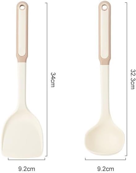Food Grade Silicone Kitchenware Spatula Wooden Handle Set Kitchen Cooking Tools