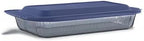 Pyrex Colors Tinted (9x13) Glass Baking Dish with BPA-Free Lid, Oblong Bakeware Glass Pan For Casserole & Lasagna, Dishwasher, Freezer, Microwave and Pre-Heated Oven Safe, Smoke