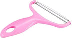 egetable,Potato,Fruit peeler cabbage cutting machine shredded kitchen stainless steel peeling knife gadget shredded cabbage Coleslaw, a must-have tool for western restaurants(Pink)