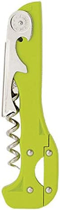 Franmara Boomerang Two-Step Corkscrew Wine Opener with Built-In Foil Cutter and Bottle Opener - Light Green