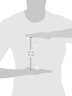Lenox Silverware Set For 12, Portola 65-Piece Flatware Set with Serving Utensils, Service For 12, 18/10 Stainless Steel Flatware, Dishwasher Safe, Knives Spoons and Forks (Silver, 65 pieces)
