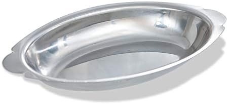 Crestware Au gratin Dish, 15 OZ, Silver