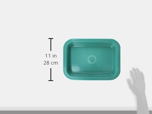 Fiesta® Rectangular Baker (9" x 13") – Durable Ceramic, Lead-Safe, Dishwasher/Microwave/Oven Safe – Made in USA Dinnerware - Turquoise