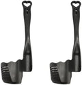 1pcs/2pcs/4pcs Rotating Spatula compatible with Thermomix TM6/TM31/TM5 Portioning Food Processor Kitchen Accessories Cooking Tool (type A black 2pcs)
