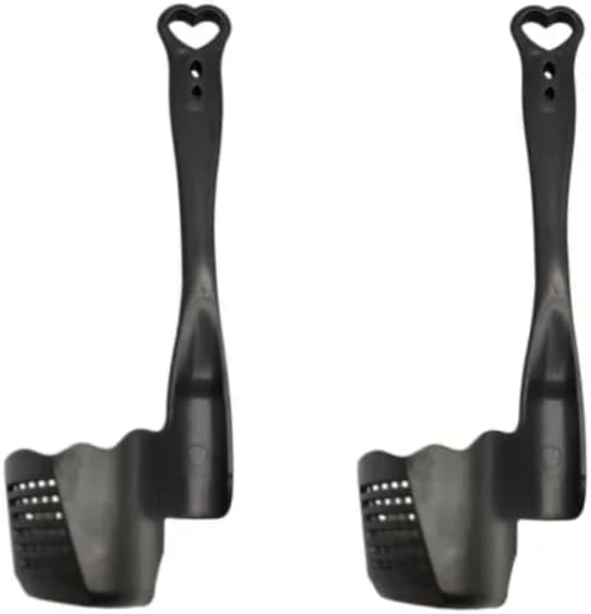 1pcs/2pcs/4pcs Rotating Spatula compatible with Thermomix TM6/TM31/TM5 Portioning Food Processor Kitchen Accessories Cooking Tool (type A black 2pcs)