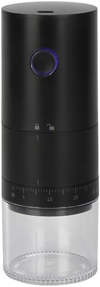 Portable Electric Burr Coffee Grinder with 38 Adjustable Grind Settings - USB Rechargeable Ceramic Core Conical Burr, Coffee Bean Grinder for Espresso, French Press, Travel, Camping, Home & Office Use