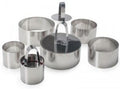 Danesco Tools & Gadget Food Stacking Set, 9 Pieces, Round, Stainless Steel