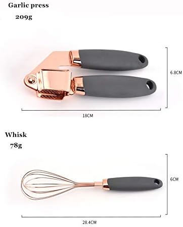 7 Pcs Kitchen Gadget Set Stainless Steel Baking Cooking Utensils Ice Scream Spoon Peeler Garlic Press Cheese Grater Whisk Home
