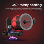 Automatic Multi Cooker, Intelligent Non-Stick Stir-Fry Machine, 360° Rotating Heating Pot Stirrer for Cooking, Compact Design for Outdoor Use