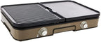 Curtis Stone Dura-Pan 3-in-1 Electric Grill Griddle (Renewed)