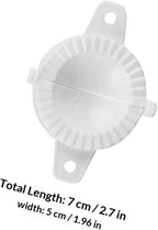 Luxshiny 20 Pcs Dumpling Maker Molds 7cm Diameter Pp Dumpling Press Hand Tool with Fu Character Kitchen Gadget Set