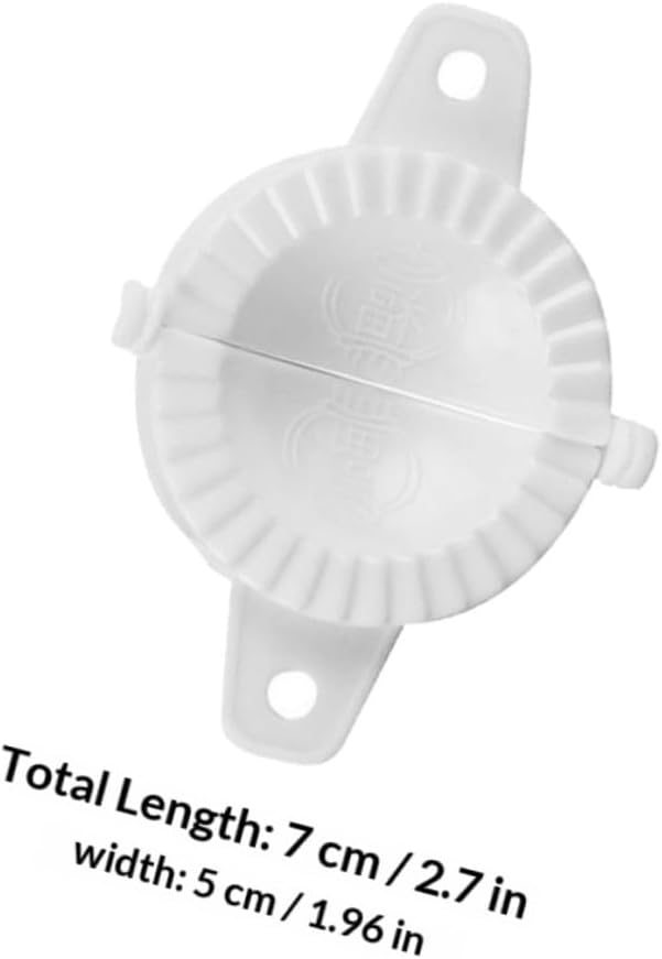 Luxshiny 20 Pcs Dumpling Maker Molds 7cm Diameter Pp Dumpling Press Hand Tool with Fu Character Kitchen Gadget Set