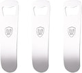 EZ-Open Professional Bottle Opener 3-Pack - Heavy-Duty SUS 304 Stainless Steel Bar Blade for Beer, Soda, & Wine - Ergonomic & Rustproof Manual Cap Remover Tool for Home, Bar, Restaurant & Outdoor Use
