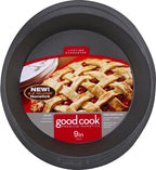 GoodCook Everyday Nonstick Steel Pie Pan, 9", Gray (Pack of 12)