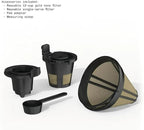 Beauti Multi Brew 12 Cup Programmable Drip & Single Serve Coffee Maker, Versatile Brewing (6oz, 8oz, 10oz, 12oz, 14oz), Pods or Ground, Over Ice option, Keep Warm mode (Black)