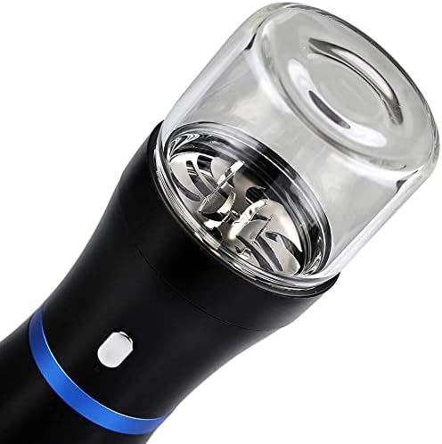 Spacenight Electric Grinder, USB-Rechargeable, Dual 1.7oz Glass Jars, Compact Design for Dry Ingredients
