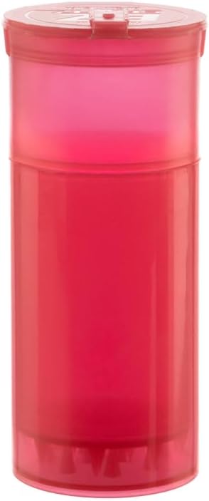 EZSPLITZ Cap & Crusher - 2-in-1 Herb Grinder with Extra Large Storage (Red)