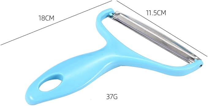 egetable,Potato,Fruit peeler cabbage cutting machine shredded kitchen stainless steel peeling knife gadget shredded cabbage Coleslaw, a must-have tool for western restaurants(Blue)