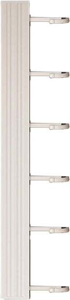 ZJchao Space Aluminum Kitchen Utensils Hanger Rack Organizer White (6 Hooks 30cm)