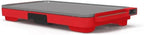 Electric Griddle 12x22 Inch with Backsplash, Nonstick Cooking Surface, Adjustable Temperature Control (Tomato Red)