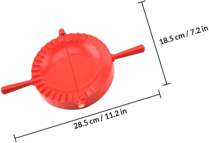 BESPORTBLE 4pcs Dumpling Press Cutter Set Large to Mini Plastic Dumpling Molds Kitchen Gadget for Home Cooking and Wonton Wrapping Random Color