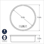 Nordic Ware Naturals Round Cake Pan, 9-Inch 2-Pack