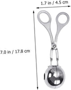 MAGICLULU 304 Stainless Steel Meatball Maker Tool 3-Piece Set for Easy Meatball and Fish Ball Making Non-Stick Kitchen Gadget for Home Cooking