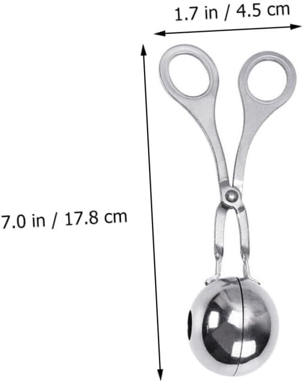 MAGICLULU 304 Stainless Steel Meatball Maker Tool 3-Piece Set for Easy Meatball and Fish Ball Making Non-Stick Kitchen Gadget for Home Cooking