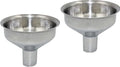 2Pcs Stainless Steel Strainer Funnel Hip Flasks Pot Wine Filler for Transferring of Liquid, Dry Ingredients and Powder Useful and Deft Kitchen and Dining Tools, Funnels, Specialty Tools and Gadgets