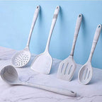 Silicone kitchenware Cookware Cooking Tools Shovel Spoon kitchen utensils sets dishes accessories gadgets Set(With Rice Spoon)