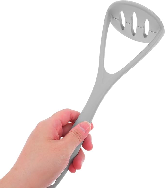 ABOOFAN Potato Masher, Silicone Manual Masher Nonstick Pumpkin Ricer Press Mashed Mud Crusher Kitchen Tools for Bean Root Vegetables Fruits Baby Food Avocado Garlic Grey