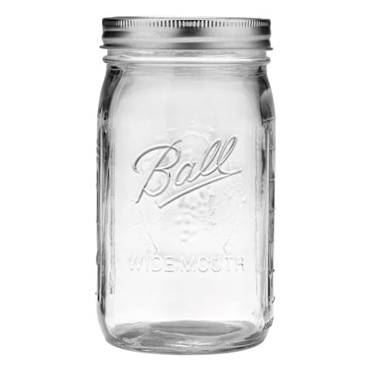 Ball Wide Mouth Glass Mason Jars with Lids and Bands, Used for Canning, Pickling, Juice, Jam, Jelly, Quart Size 32 Ounce (Pack of 36)