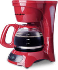 EUROSTAR ECM621R 4-Cup Coffeemaker, Red