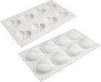 Heart Silicone Chocolate Mold DIY Cake Accessories Molds Kitchen Ice Cubes Biscuit Pastry Manual Baking Mould (Heart F_11.8 X6.8 X0.8inch)