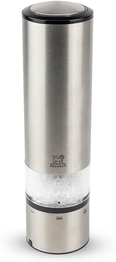 Electric salt mill in stainless steel u'Select 20 cm - 8in.