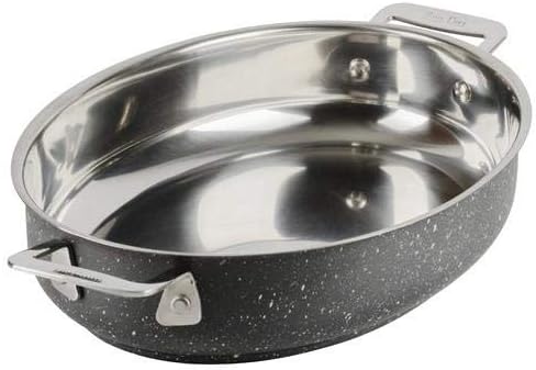 Bon Chef 60002GALAXY Induction Oval 2.5 Quart Au Gratin Pan