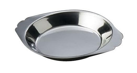 American Metalcraft AR100 10 oz Round Stainless Au Gratin Dish