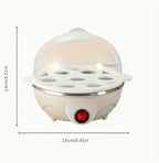 Rapid Egg Cooker, egg steamer, Easy-to-Peel, Hard, Soft Boiled Eggs, Poacher, Omelet Maker, Hard Boiled Eggs, Kitchen Appliance, Egg Cooker Multi-Use